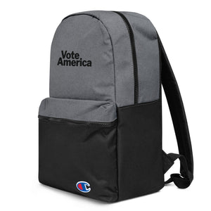 VoteAmerica Logo Embroidered Champion Backpack