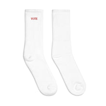 Load image into Gallery viewer, VOTE Embroidered Socks
