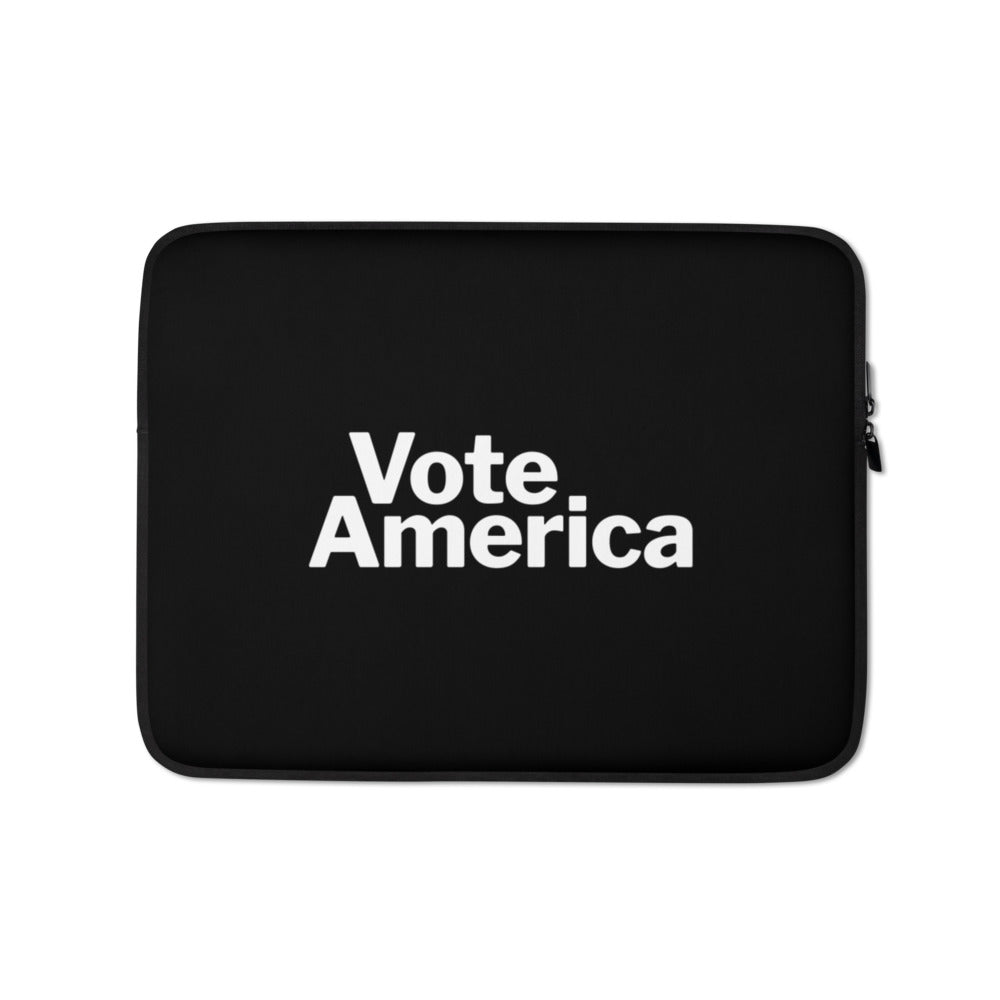 VoteAmerica Logo Laptop Sleeve