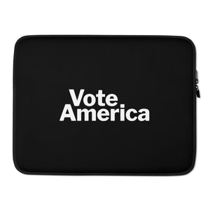 VoteAmerica Logo Laptop Sleeve