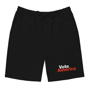VoteAmerica Logo - Men's Fleece Shorts