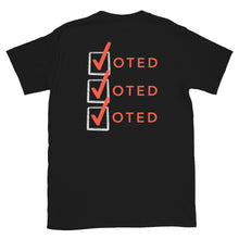 Load image into Gallery viewer, Voted Checkbox - Unisex Short-Sleeve T-Shirt
