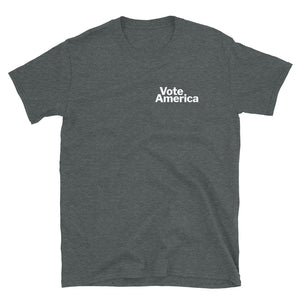 VoteAmerica Logo - Unisex Short-Sleeve T-Shirt