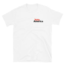 Load image into Gallery viewer, VoteAmerica Logo - Unisex Short-Sleeve T-Shirt
