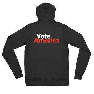 Unisex Zippered Hoodie - VoteAmerica