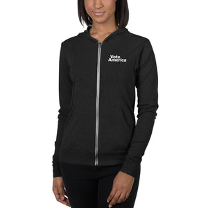 Unisex Zippered Hoodie - Vote Like Your Rights Depend On It