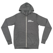 Load image into Gallery viewer, Unisex Zippered Hoodie - Voted Checkboxes
