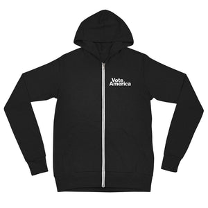 Unisex Zippered Hoodie - Voted Checkboxes