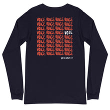 Load image into Gallery viewer, VOTE / VOICE - Unisex Long Sleeve Tee
