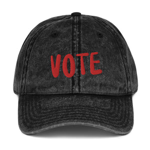 VOTE Vintage Cotton Twill Cap